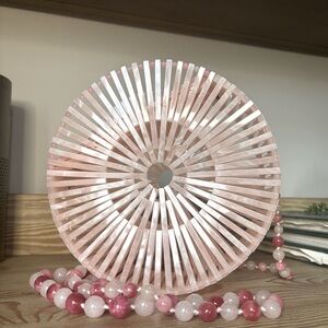 Pretty in pink…Cult Gaia Acrylic Bag